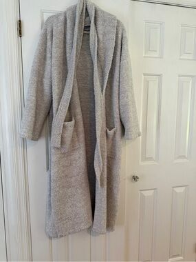 Barefoot Dreams CozyChic Robe Heathered Gray Size 2